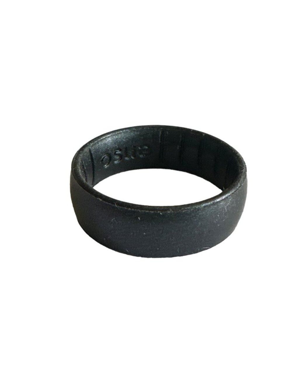Enso Silicone Ring Size 11 Unisex Gunmetal Gray Comfortable Lightweight Active